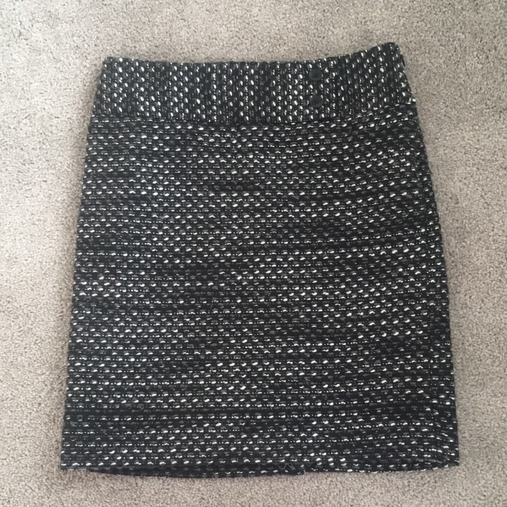 NWT✨ Ann Taylor Tweed Skirt heather stitched